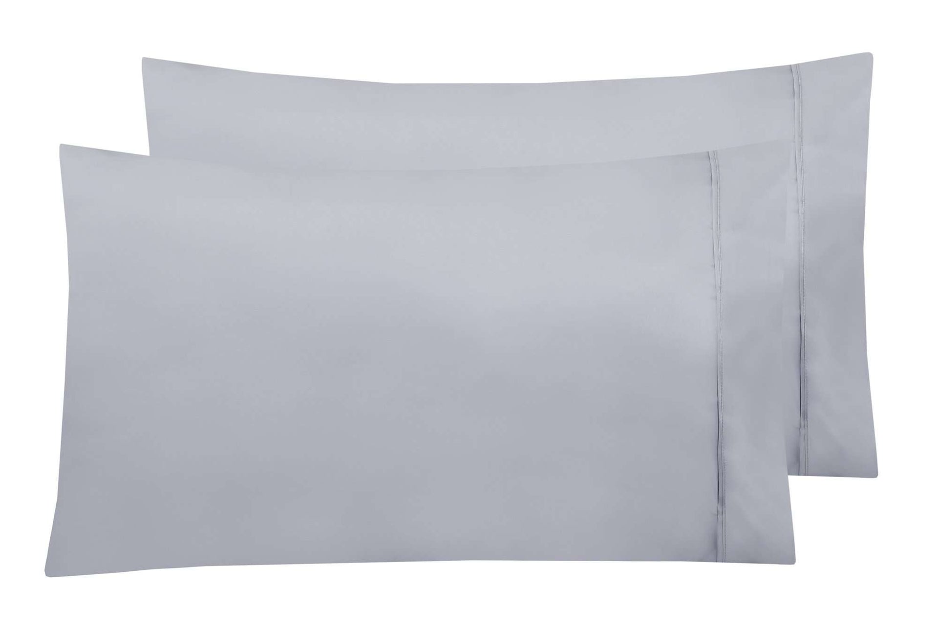 Accessorize Pillowcase Silver Accessorize 2 Pack Standard Pillowcases - 8 Colours