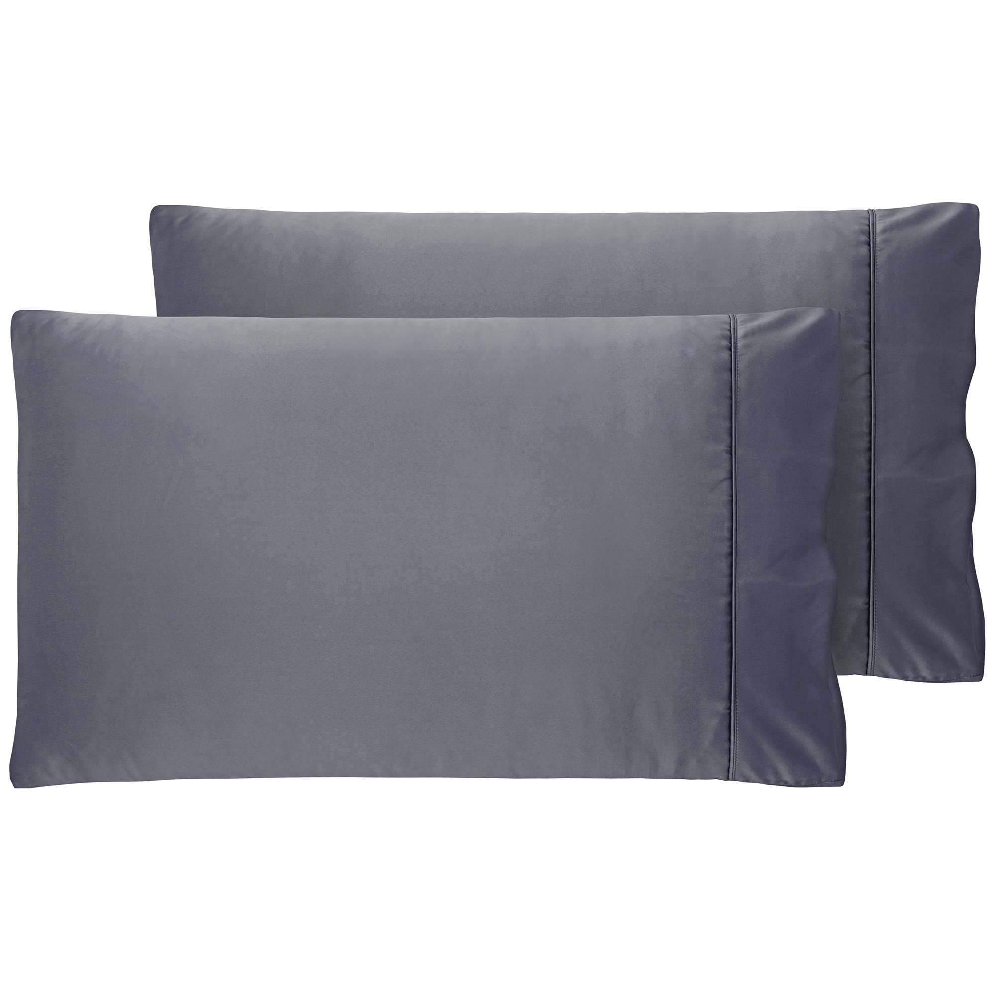 Accessorize Pillowcase Slate Accessorize 2 Pack Standard Pillowcases - 8 Colours