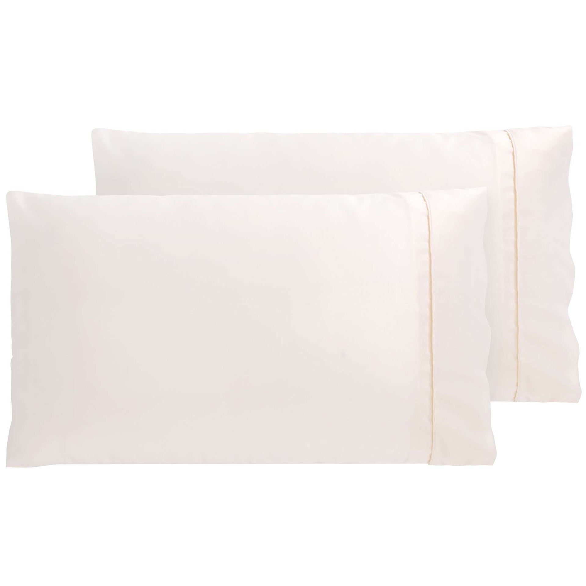 Accessorize Pillowcase Stone Accessorize 2 Pack Standard Pillowcases - 8 Colours