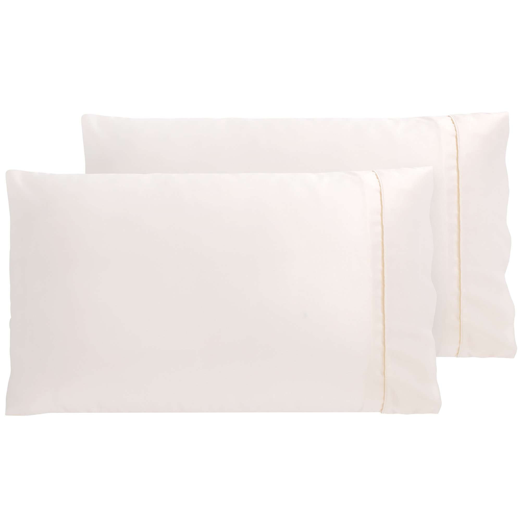 Accessorize Pillowcase Stone Accessorize 2 Pack Standard Pillowcases - 8 Colours