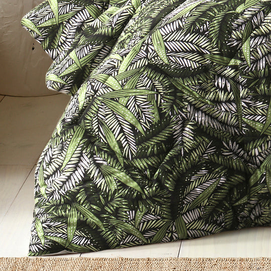 ACCESSORIZE Styx 3 Piece Comforter Set Range Green Accessorize