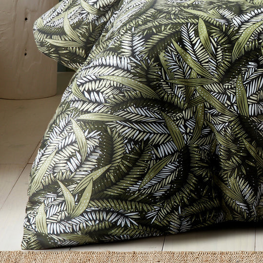 Accessorize Styx Quilt Cover Set Range Green Accessorize