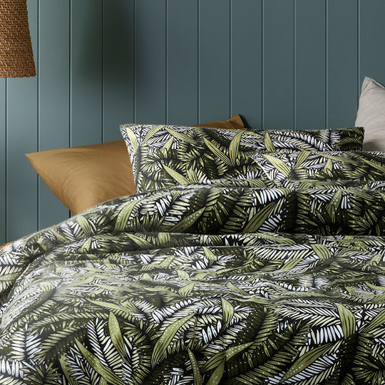 Accessorize Styx Quilt Cover Set Range Green Accessorize