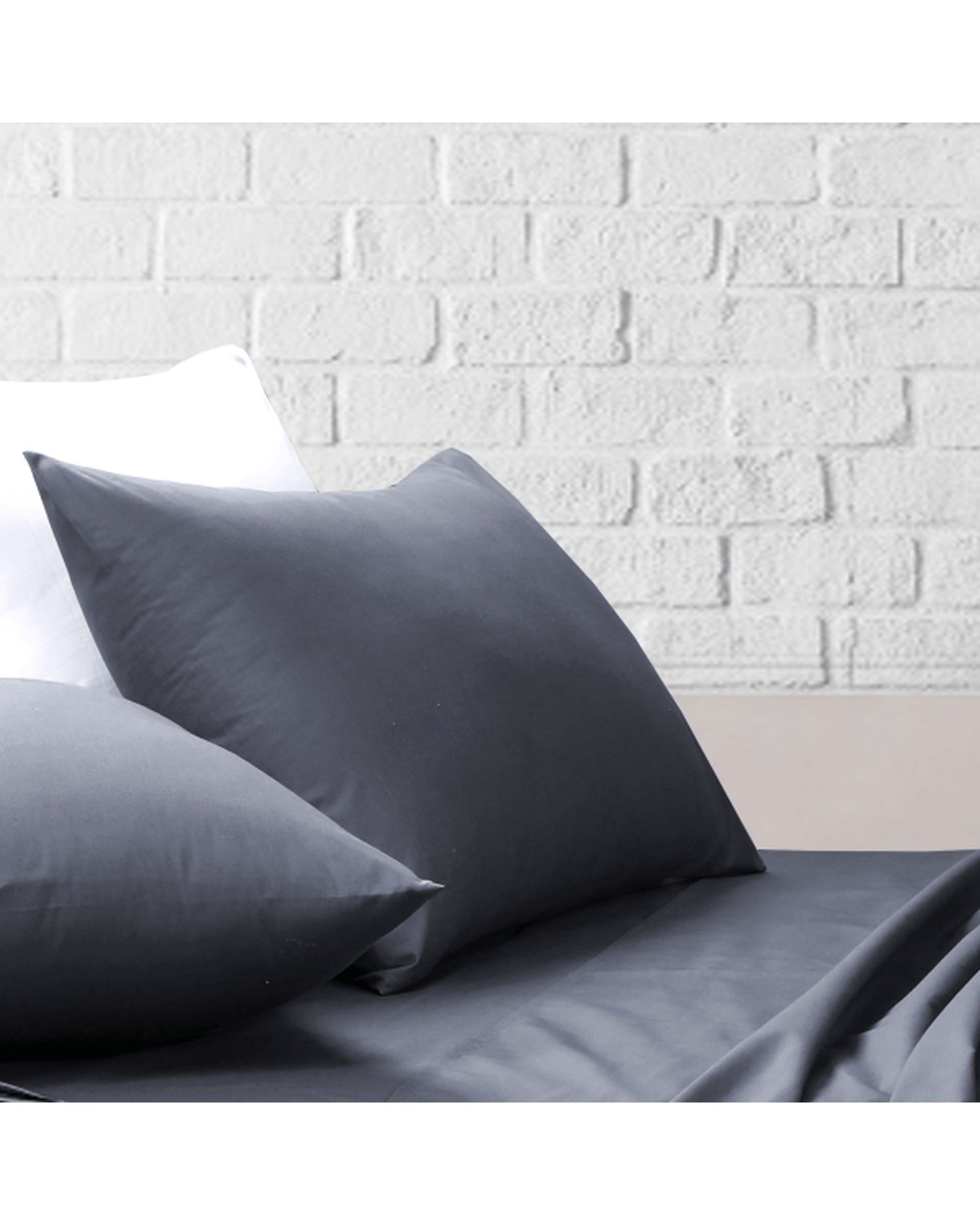 Amsons Bed Sheets Amsons Charcoal Bedsheets Set- Flat & Fitted Sheets With Pillowcases