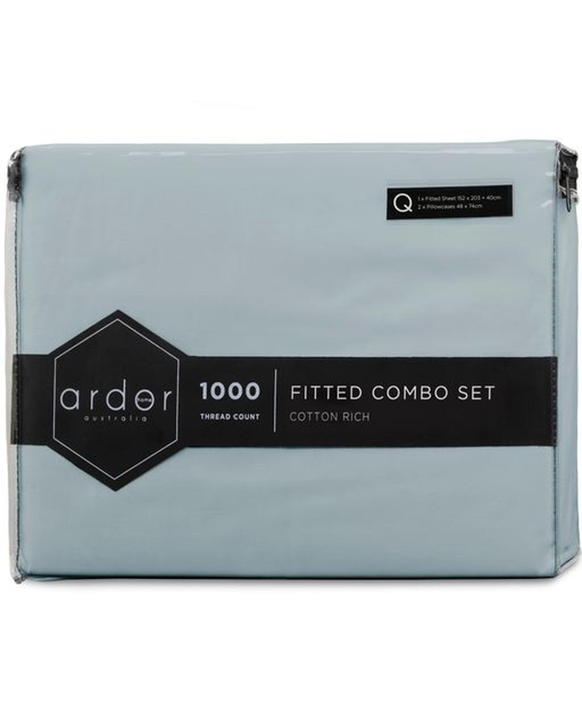 Ardor Bedding Bed Sheets ARDOR "1000TC" FTD COMBO SHEET SET - 5 Colours