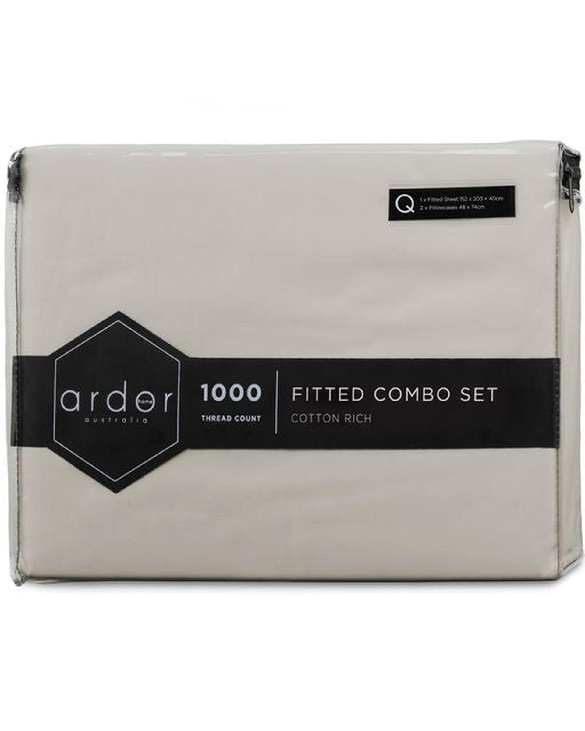 Ardor Bedding Bed Sheets ARDOR "1000TC" FTD COMBO SHEET SET - 5 Colours