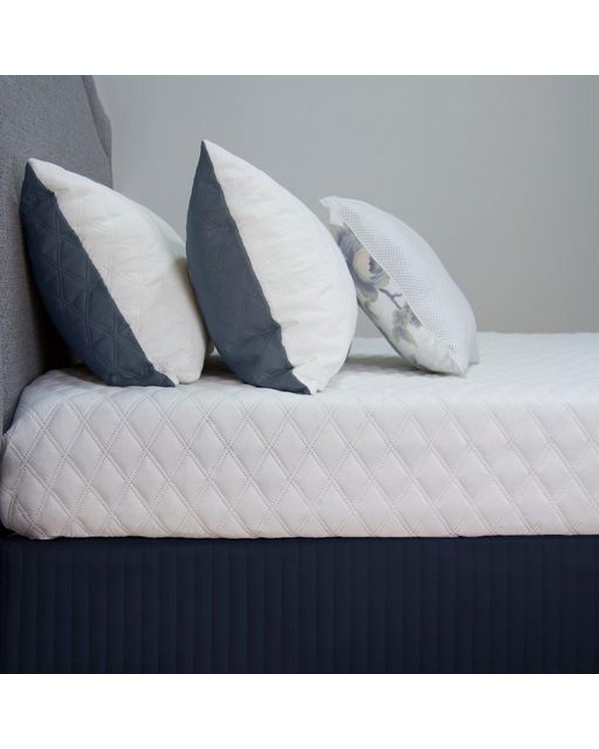 Ardor Bedding Valance Ardor Boudoir Quilted Valance - Navy