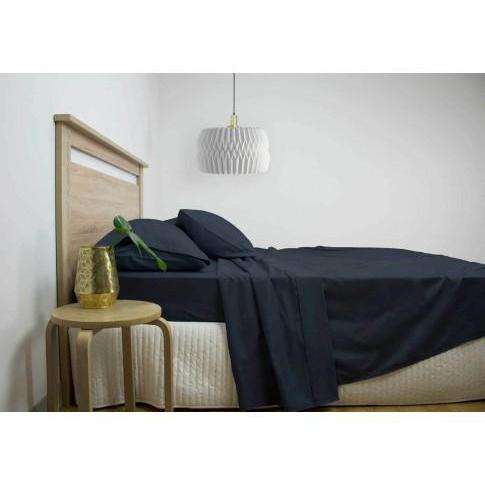 Ardor Bedding Bed Sheets Navy / Queen Ardor 2500TC Cotton Rich Sheet Set - White, Grey & Navy