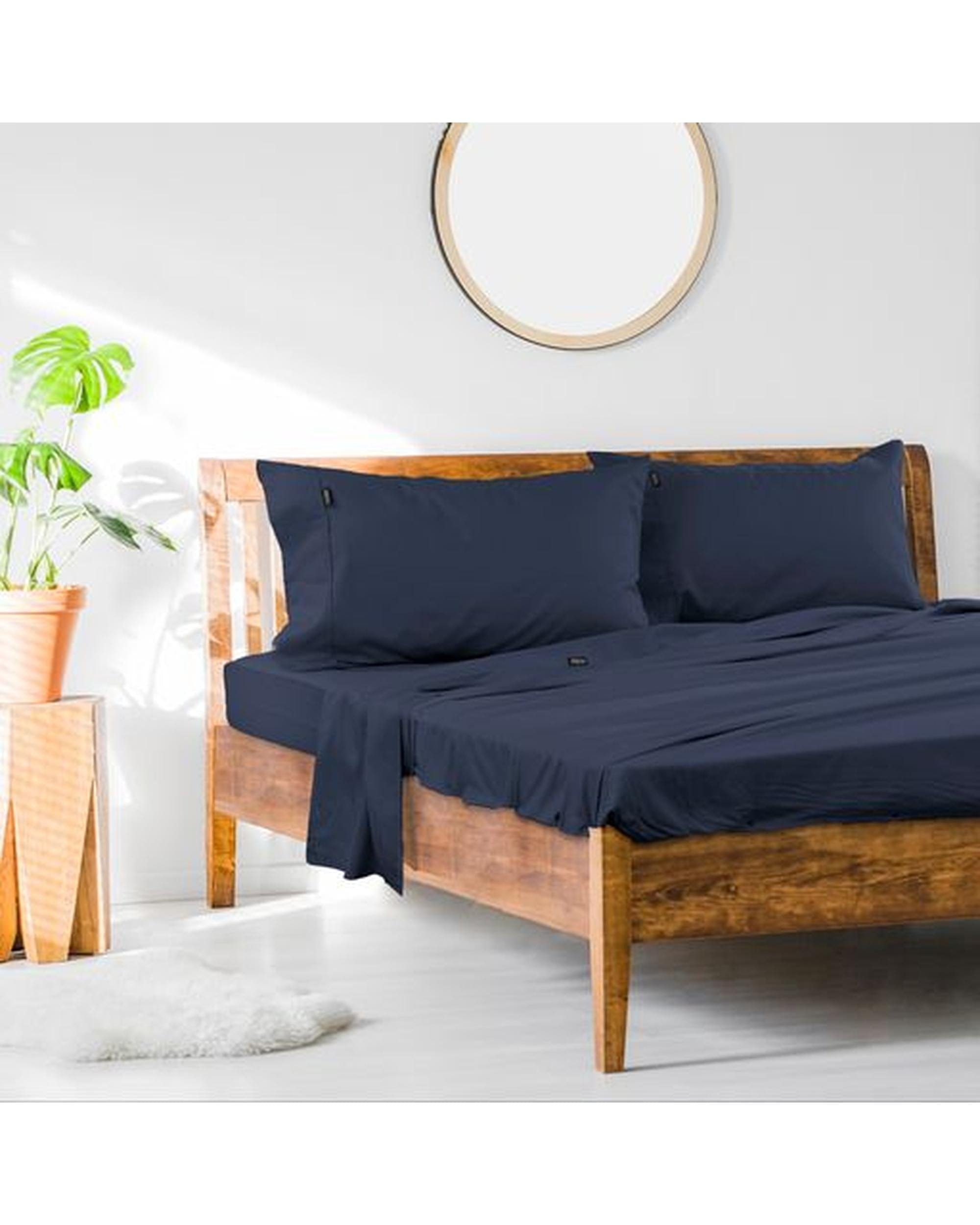 Ardor Bedding Bed Sheets Single / Midnight Navy Ardor 1000TC Cotton Rich Sheet Set - 6 Colours