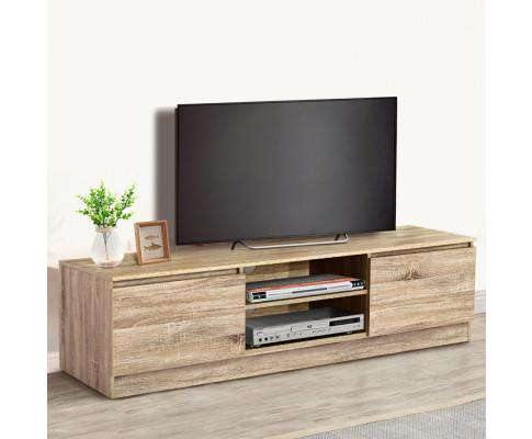 Artiss TV Unit 160CM TV Stand Entertainment Unit Lowline Storage Cabinet Wooden