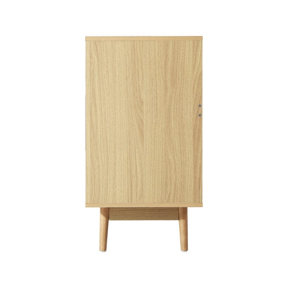 Artiss Chest of Drawers 6 Chest of Drawers Rattan Tallboy Cabinet Bedroom Clothes Storage Wood