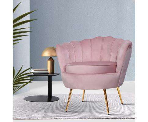 Artiss Accent Chair Accent Retro Velvet - 3 Colours