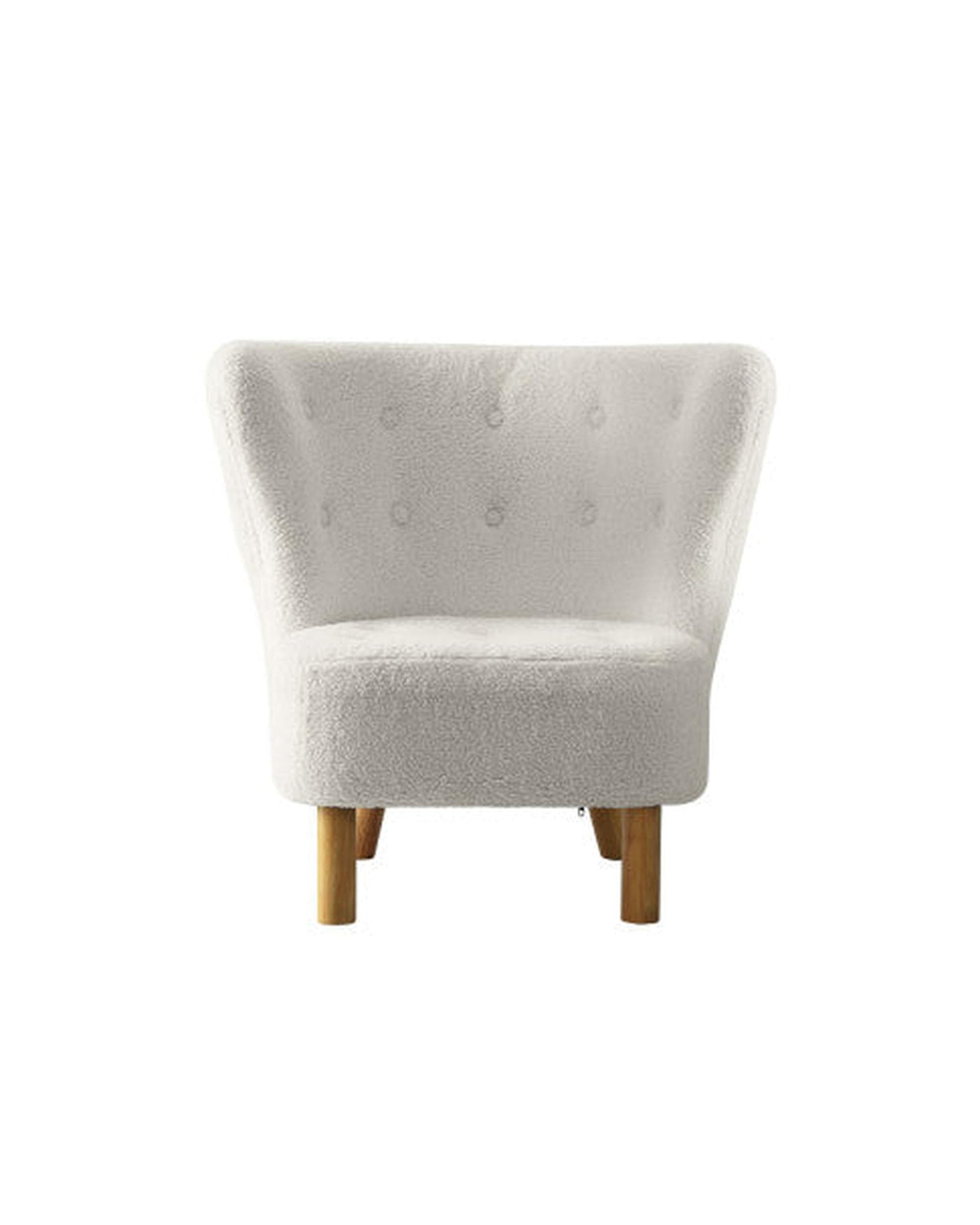 Artiss Accent Chair Armchair Lounge Accent Chair Armchairs Couch Chairs Sofa Bedroom White