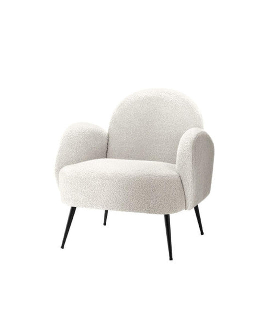 Artiss Accent Chair Armchair Lounge Chair Armchairs Accent Arm Chairs Sherpa Boucle White