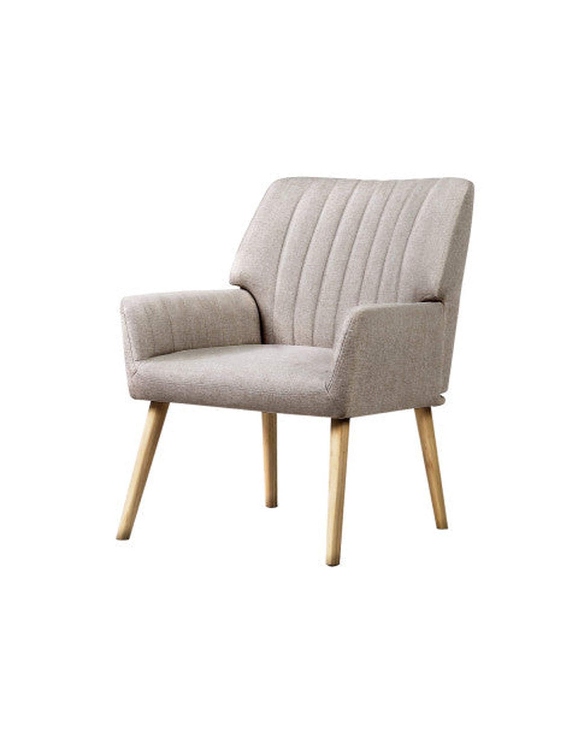 Artiss Accent Chair Armchair Lounge Chair Armchairs Accent Chairs Sofa Couch Fabric Beige