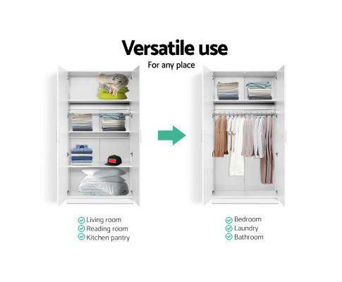 Artiss Chest of Drawers Bedroom Wardrobe - White