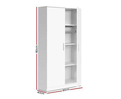 Artiss Chest of Drawers Bedroom Wardrobe - White