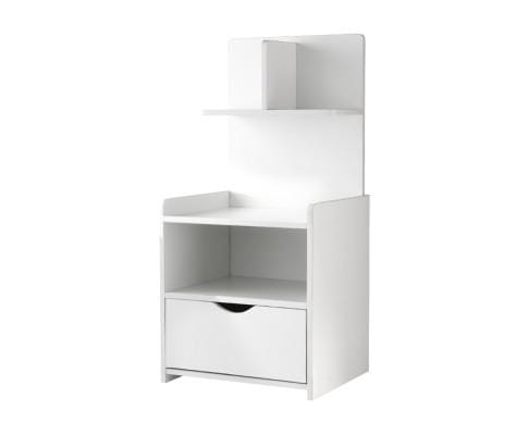Artiss Bedside Table Bedside Table Cabinet Shelf Display Drawer Side Nightstand Unit Storage