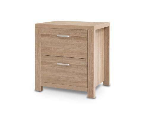 Artiss Bedside Table Bedside Table Lamp Side Tables Drawers Nightstand Unit Beige Wood