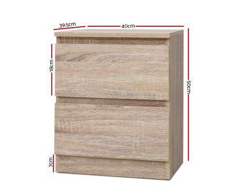 Artiss Bedside Table Bedside Tables Drawers