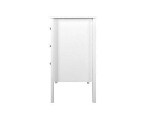 Artiss Chest of Drawers Chest of Drawers Storage Cabinet Bedside Table Dresser Tallboy White