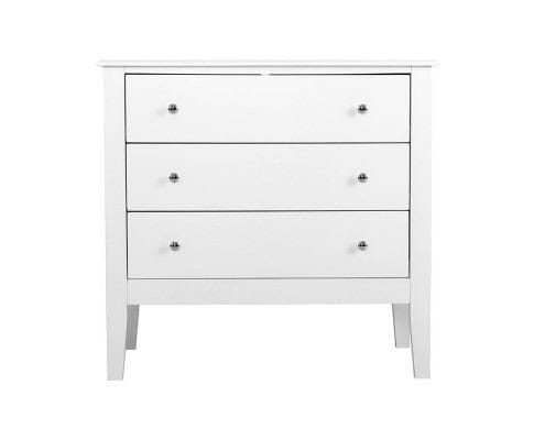 Artiss Chest of Drawers Chest of Drawers Storage Cabinet Bedside Table Dresser Tallboy White