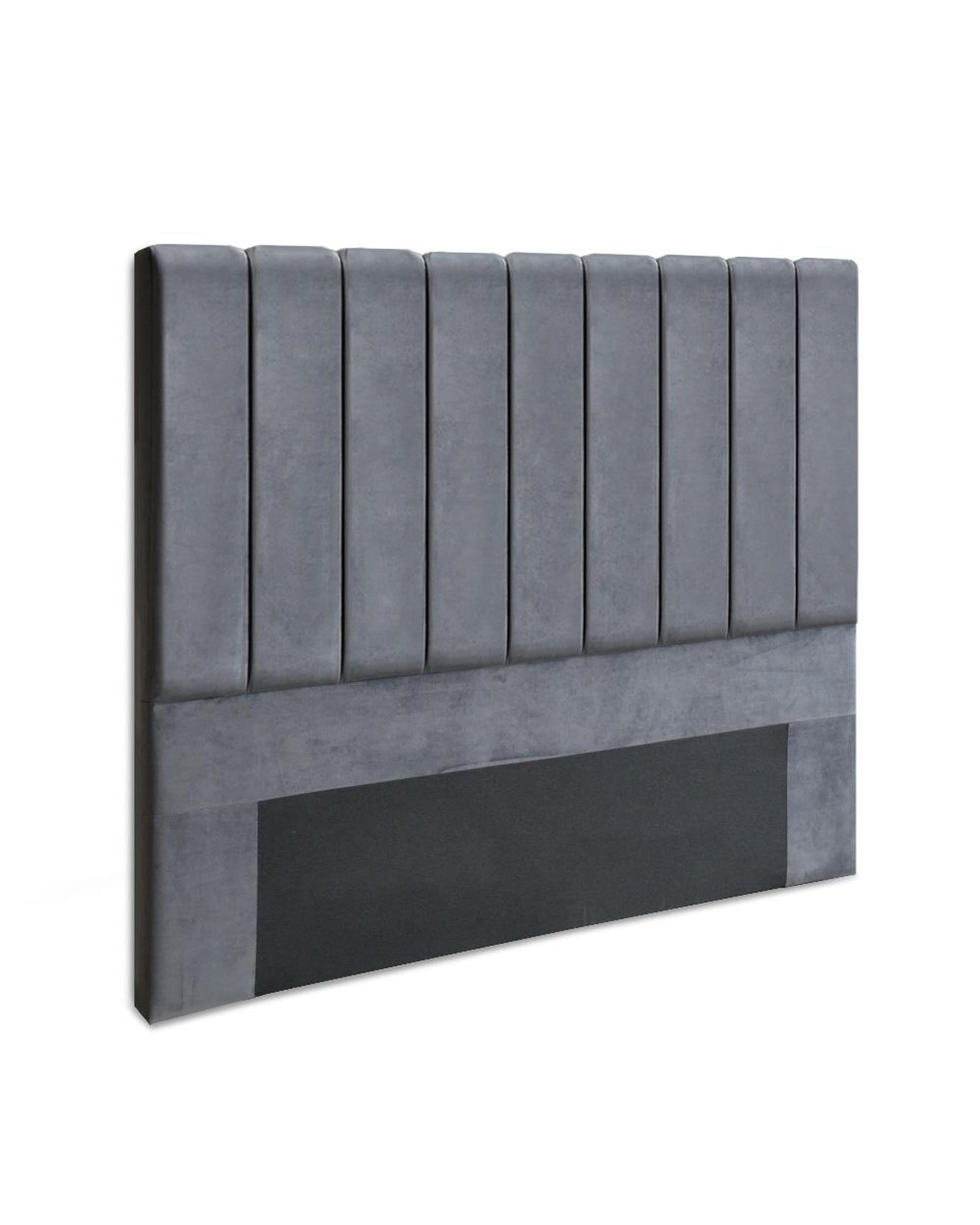 Artiss Bedhead Double Size Bed Head Headboard Bedhead Bed Frame Base VELA Grey Fabric