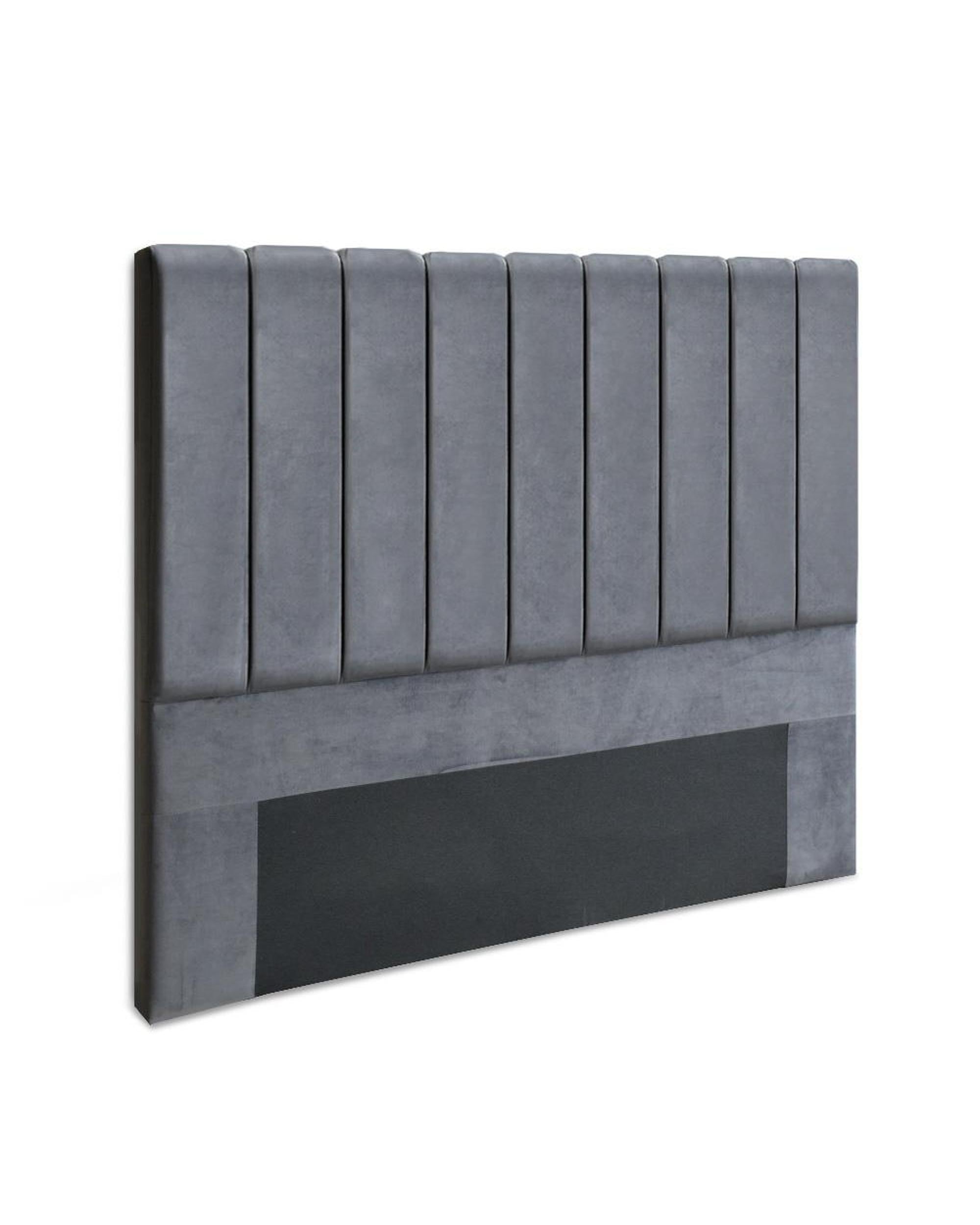Artiss Bedhead Double Size Bed Head Headboard Bedhead Bed Frame Base VELA Grey Fabric