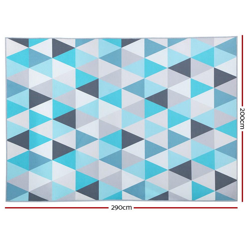 Artiss Rugs Floor Rugs Rug 200 x 290 Area Large Carpet Soft Bedroom Modern Short Pile