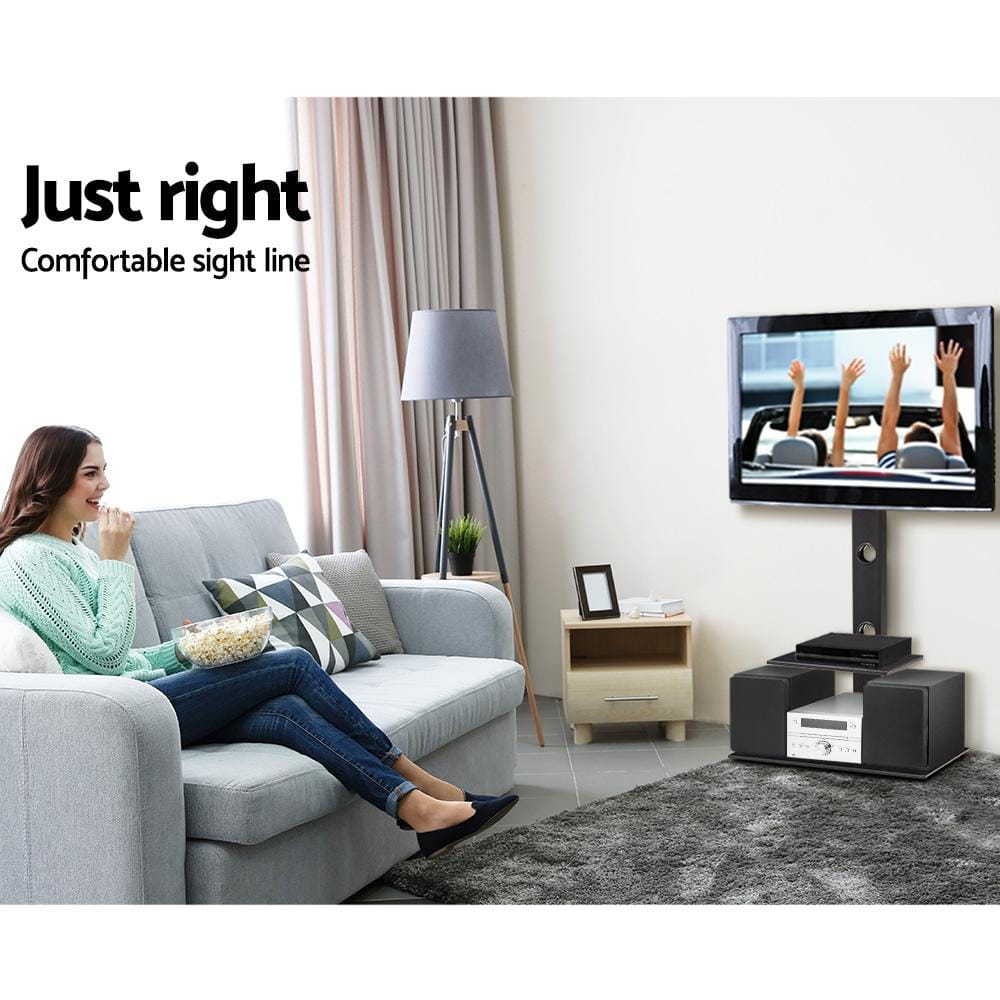 Artiss TV Accessories Floor TV Stand with Bracket Shelf Mount