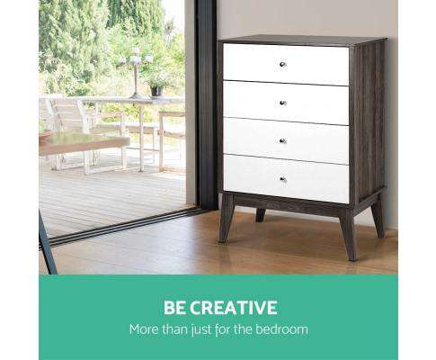 Artiss Chest of Drawers Four Chest of Drawers