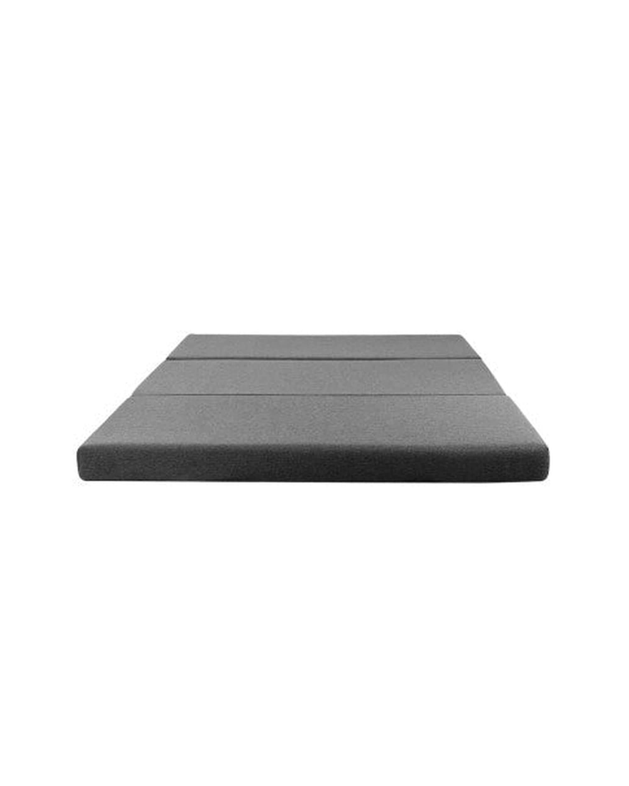 Artiss Portable Mattress Giselle Bedding Double Size Folding Foam Mattress Portable Bed Mat Dark Grey