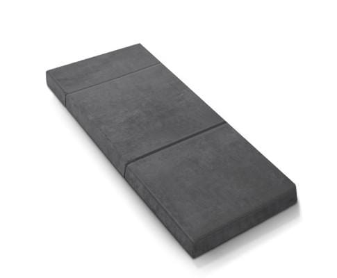 Artiss Portable Mattress Giselle Bedding Folding Foam Portable Mattress Grey