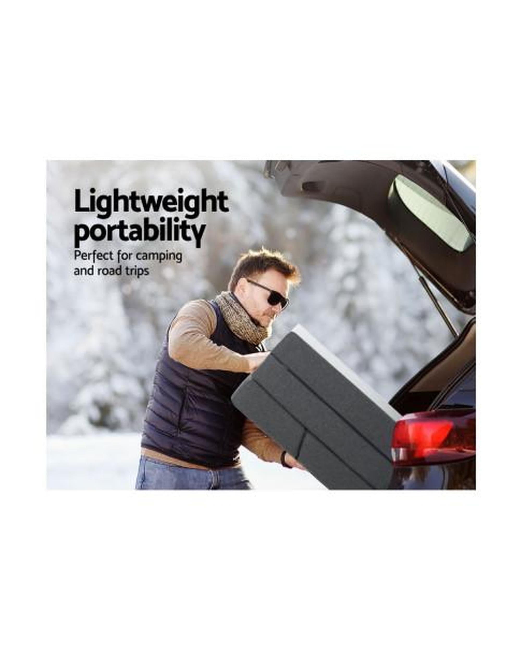 Artiss Portable Mattress Giselle Bedding Folding Mattress Foldable Portable Bed Floor Mat Camping Pad