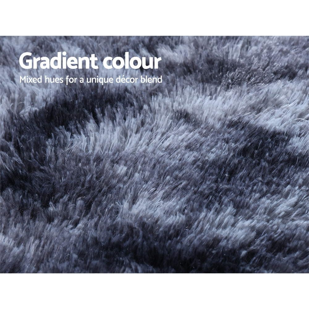 Artiss Rugs Gradient Floor Rug Shaggy Rugs 140x200cm Large Carpet Soft Area Bedroom