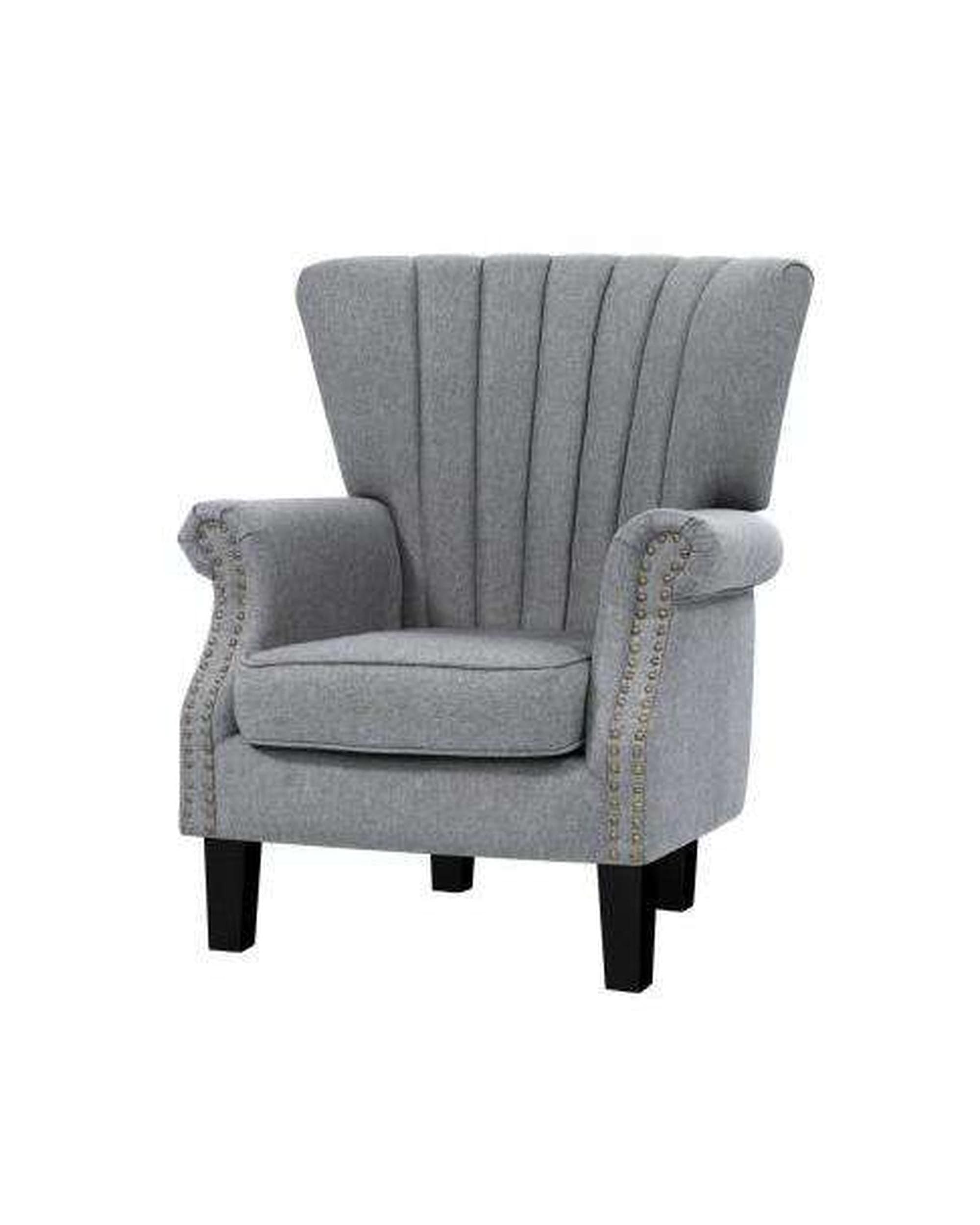 Artiss Accent Chair Grey Andrew Timeless Accent Chair  - 2 Colours