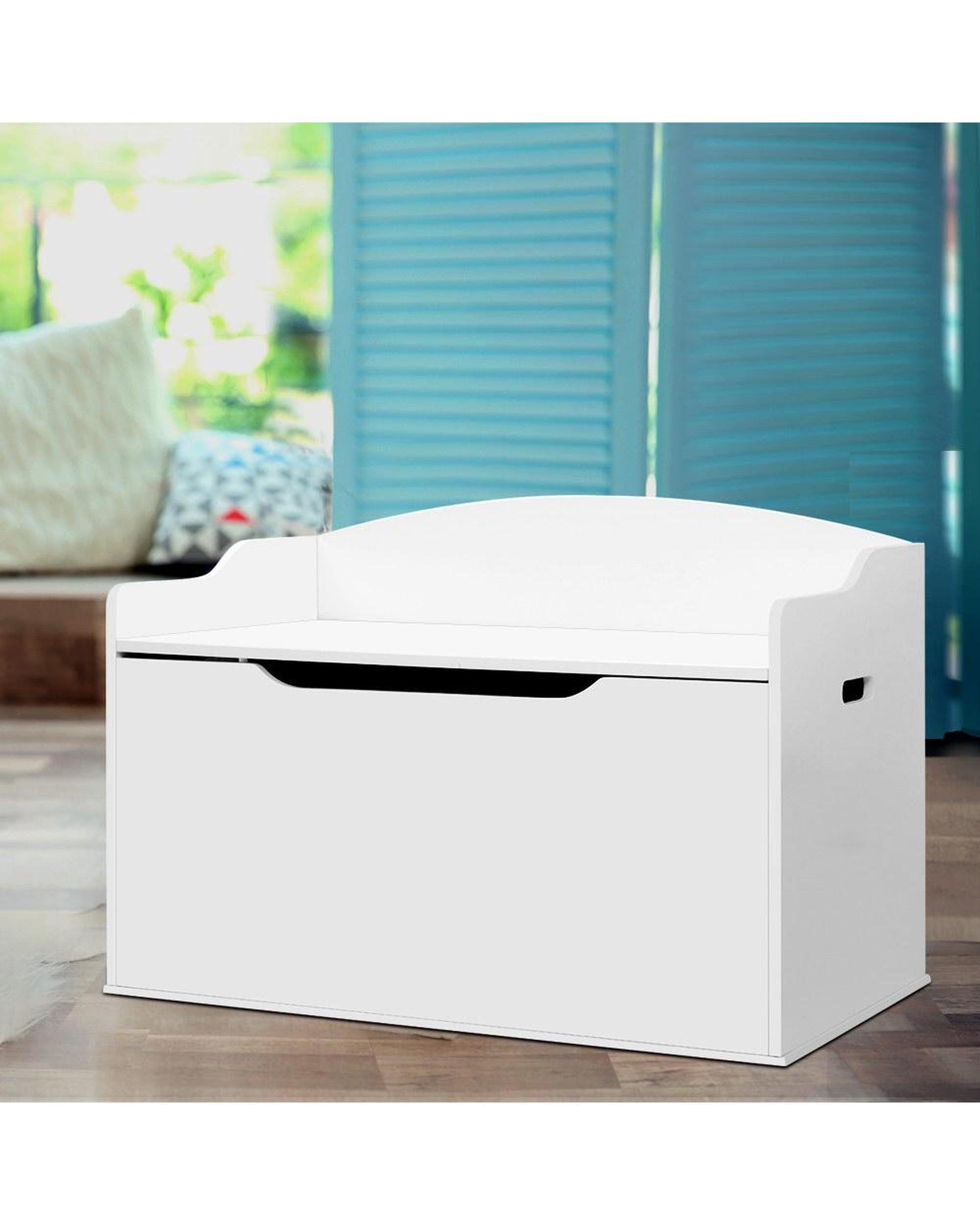 Artiss Ottoman Kids Toy Chest Storage Bench Cabinet Organiser Blanket Children Clothes
