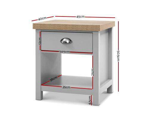 Artiss Bedside Table MEDI Bedside Table