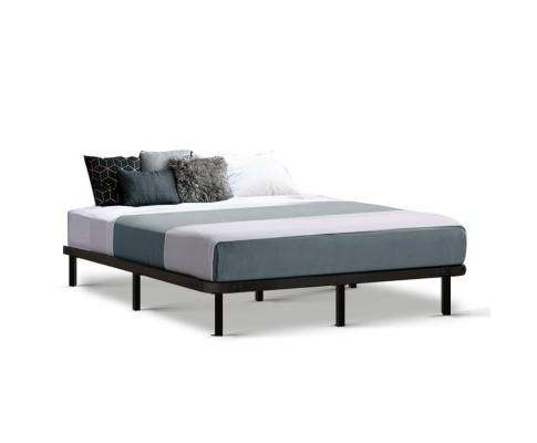 Artiss Base Metal Bed Base - Black