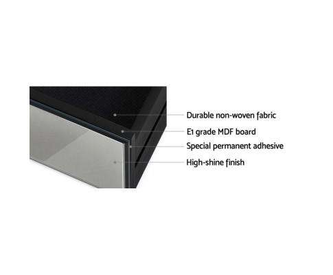 Artiss Bedside Table Mirrored Bedside Tables - Grey