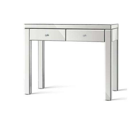 Artiss Bedside Table Mirrored Furniture Dressing Console Hallway Hall Table Sidebaord Drawers