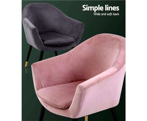 Artiss Accent Chair Retro Accent Chair