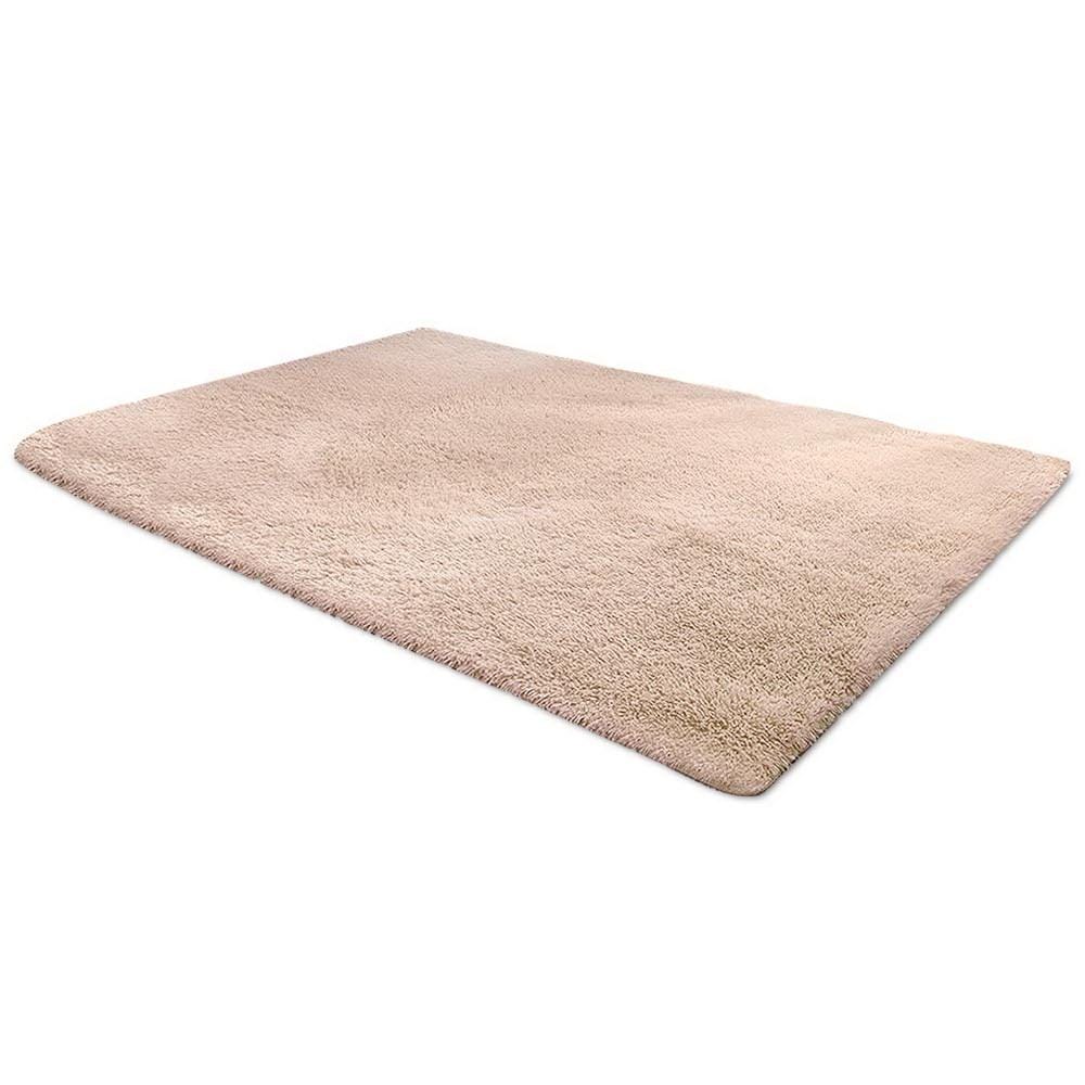 Artiss Rugs Shaggy Rug 160x230cm Beige