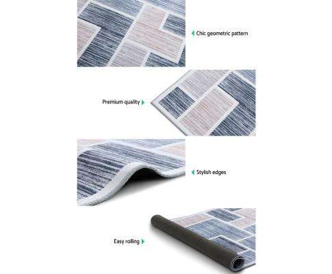 Artiss Rugs Short Pile Floor Rug Oblo