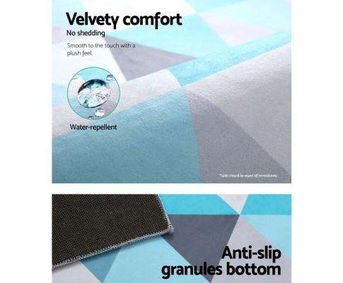 Artiss Rugs Short Pile Floor Rug Tria