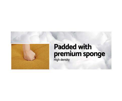 Artiss Sofa Sofa Bed Lounge Adjustable Seater Futon Couch Recliner Folding Linen Fabric