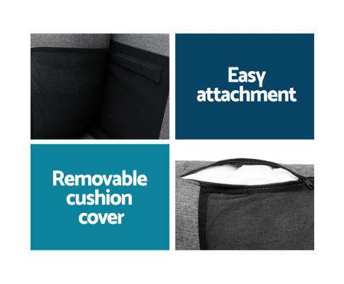 Artiss Sofa Sofa Lounge Set 4 Seater Modular Chaise Chair Suite Couch Fabric Grey