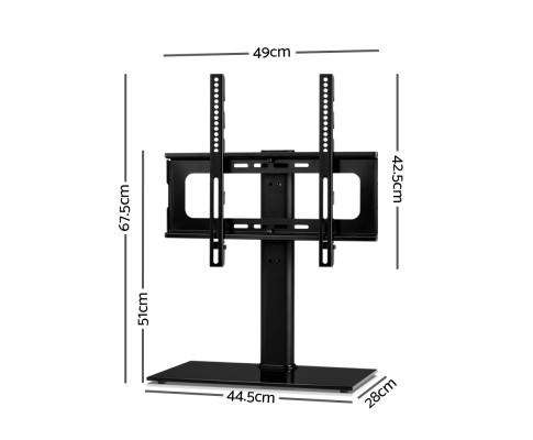 Artiss TV Accessories Table Top TV Swivel Mounted Stand