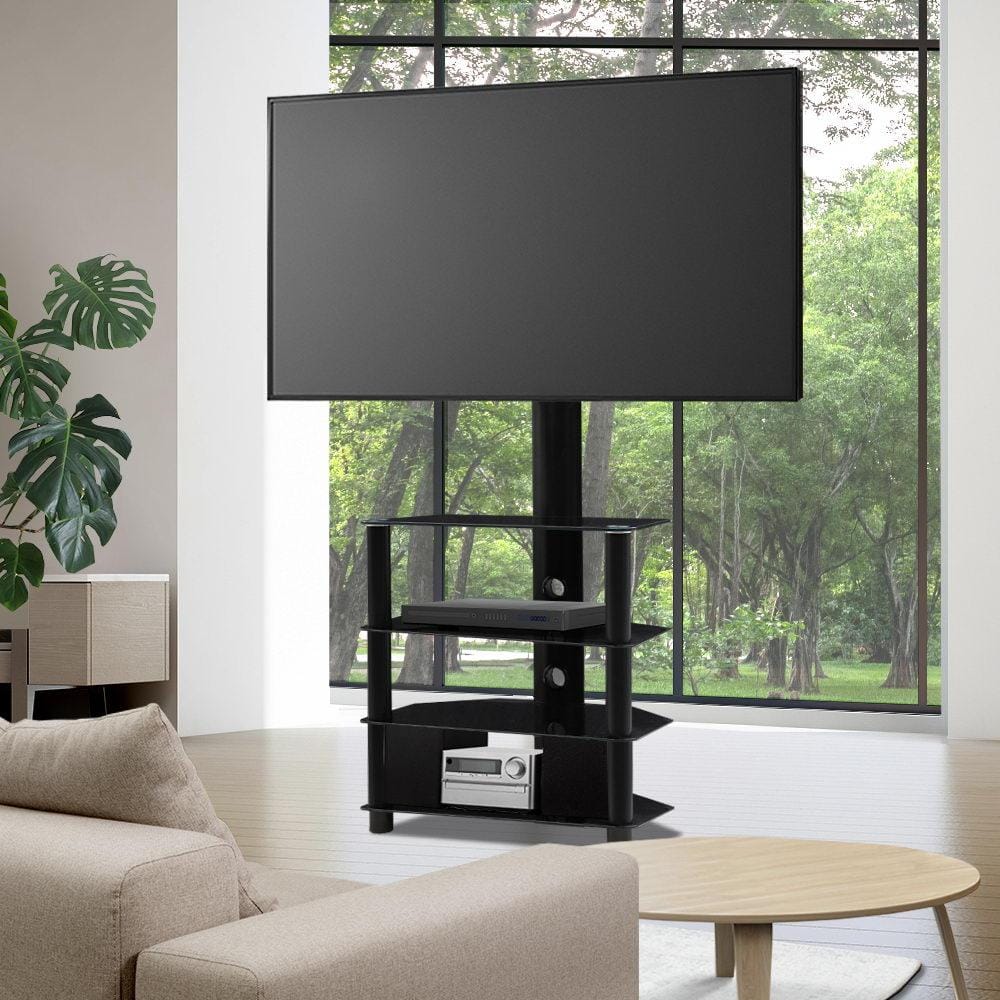 Artiss TV Accessories TV Mount Stand Swivel Bracket 3 Tier Floor Shelf 32 to 50 inch Universal