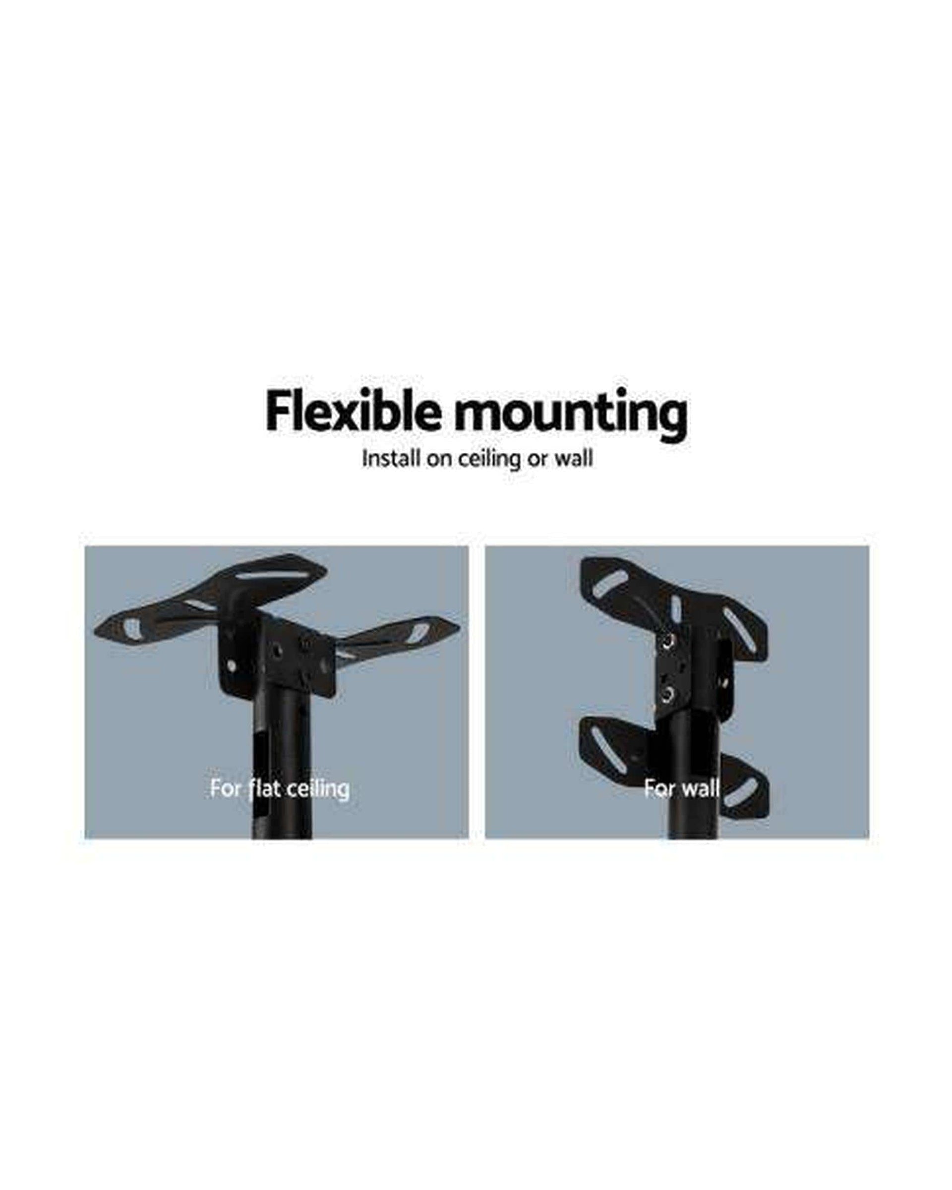 Artiss TV Accessories TV Wall Ceiling Mount Bracket Full Motion Tilt Swivel 32 42 50 55 60 65 70 75 inch